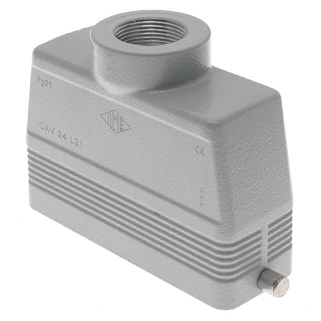 Mencom CAV-24L21 Standard, Rectangular Hood, size 104.27, 2 Pegs, Top PG21 cable entry, High Construction CAV-24L21 on Applied Automation