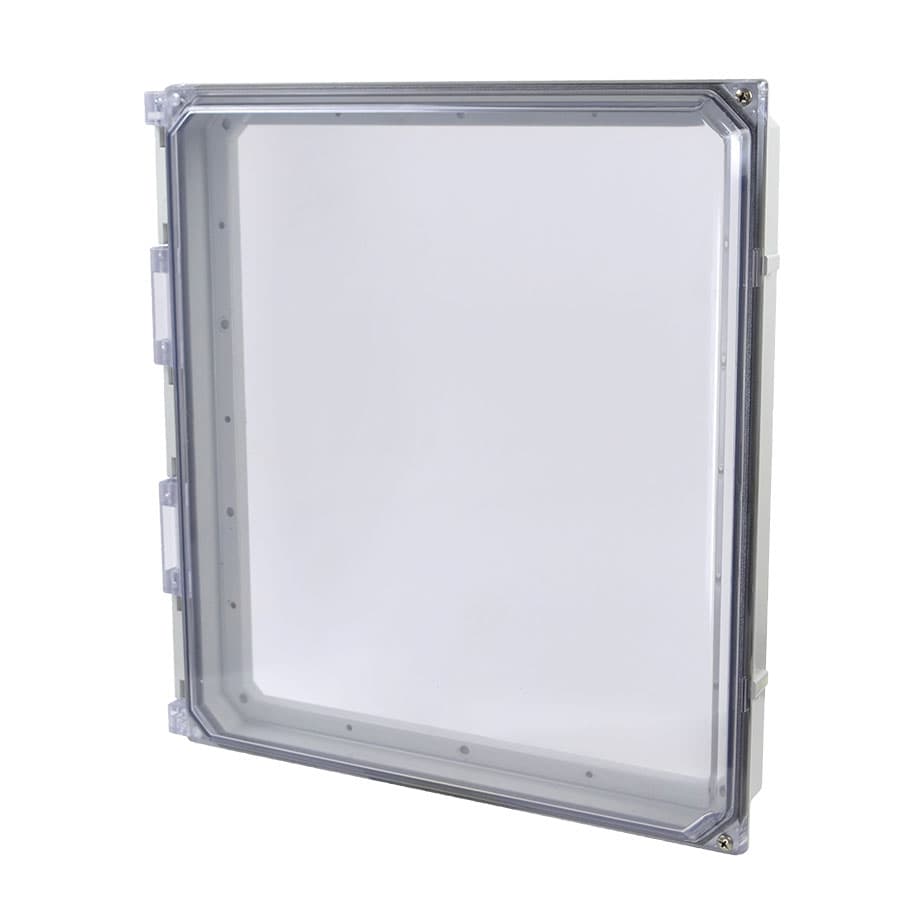 Allied Moulded Products AMHMI164CCH 16"x14" HMI Cover Kit with 2-screw hinged clear cover AMHMI164CCH on Applied Automation