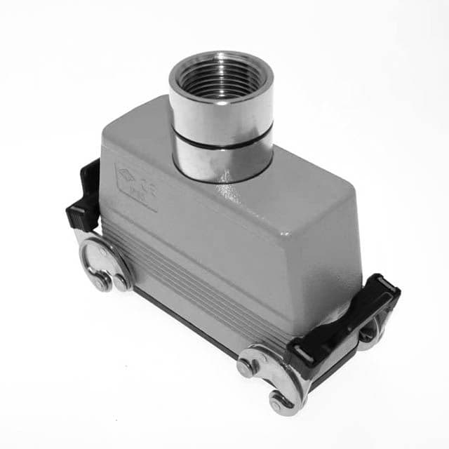 Mencom CAVT-24.6G Standard, Rectangular Hood, size 104.27, Double Latch with gasket, Top 1.0-NPT cable entry, High Construction CAVT-24.6G on Applied Automation