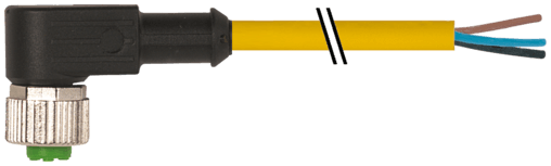 Murr Elektronik 7000-12321-0330800 7000-12321-0330800 Murrelektronik - M12 female 90° with cable, PUR 3x0.34 ye UL/CSA+drag chain 8m 7000-12321-0330800 on Applied Automation