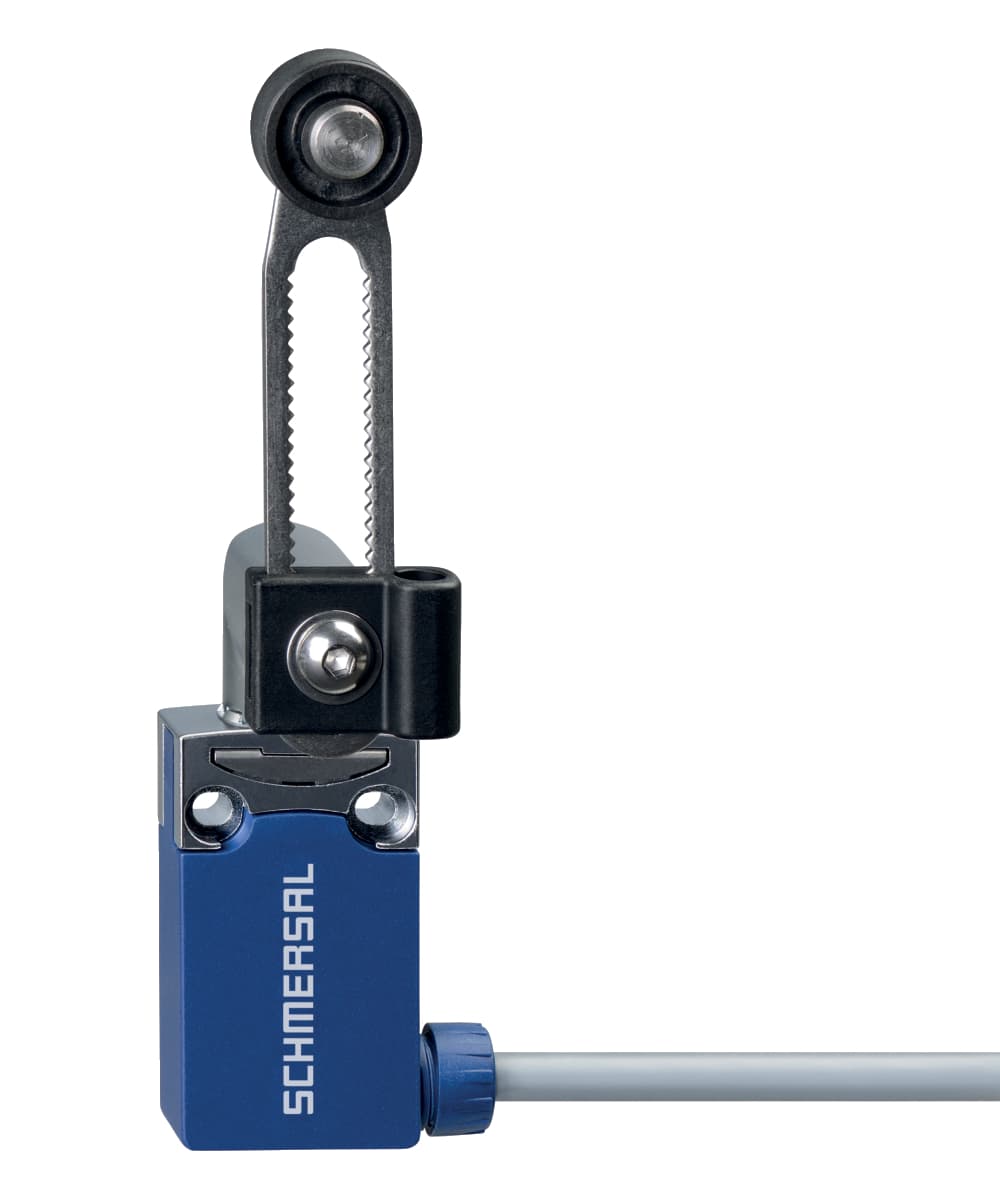 Schmersal PS116-T11-LR200-N200 PS116-T11-LR200-N200 Schmersal - Position switch; PS116; Pre-wired cable right, 2; Slow action 1 Normally open contact (NO) / 1 Opener (NC); Thermoplastic enclosure; Symmetric enclosure; Lever angle adjustable in 15° steps; Protection class IP66, IP67; Actuator heads can be repositioned PS116-T11-LR200-N200 on Applied Automation
