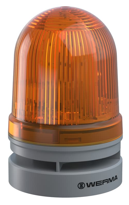 Werma 461.310.70 Midi TwinLIGHT Combi 12/24VAC/DC YE  461.310.70 on Applied Automation