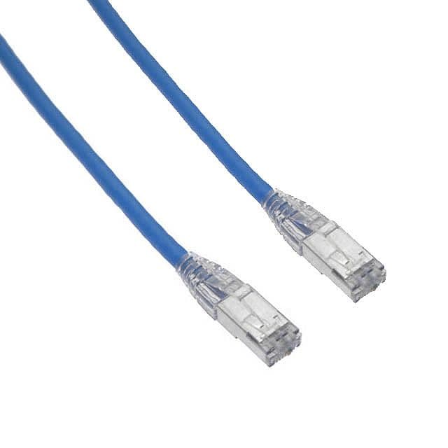 Mencom RJ45S-8MMP-2M Ethernet , Cordset, 4 Pairs, Shielded to both ends, RJ45 Male / RJ45 Male Straight, 2M, 24awg, 1.5A, PVC RJ45S-8MMP-2M on Applied Automation