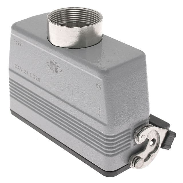 Mencom CAV-24LG29 Standard, Rectangular Hood, size 104.27, Single Latch with gasket, Top PG29 cable entry, High Construction CAV-24LG29 on Applied Automation