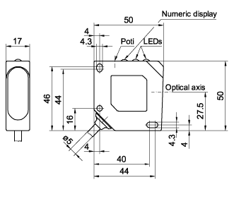 SensoPart 573-52005 573-52005 SENSOPART - Infrared through-beam sensor, FE 50 I-PSVK4 573-52005 on Applied Automation