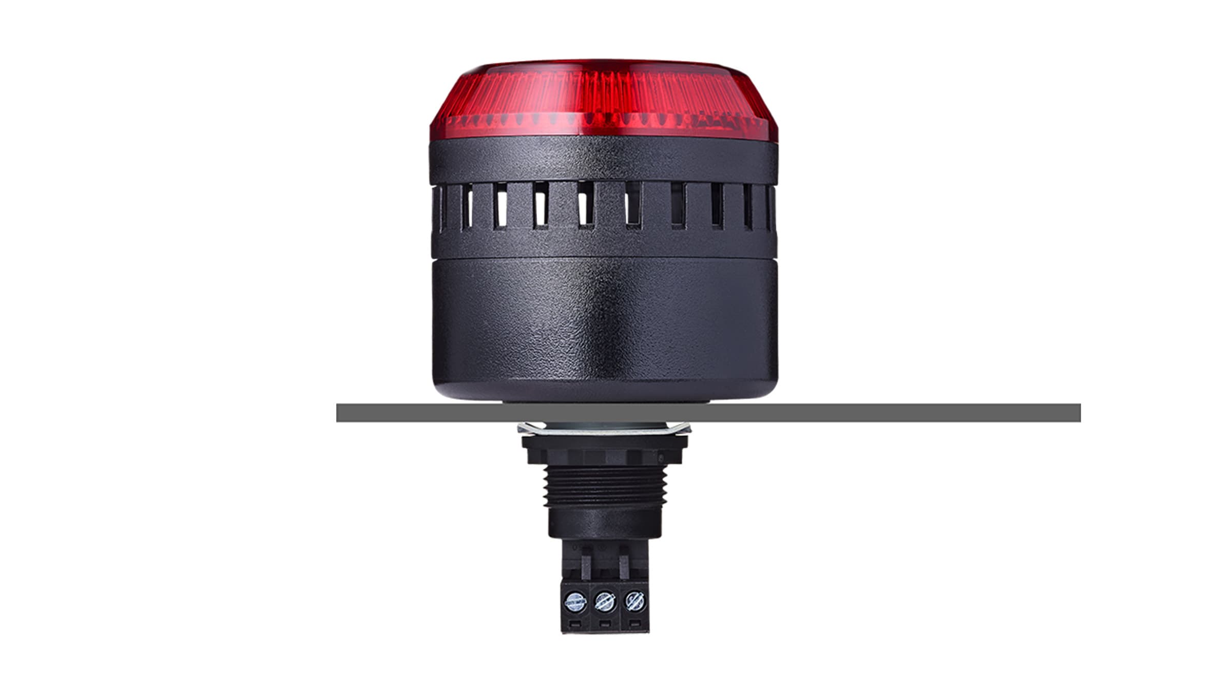 Sprecher + Schuh 814522313 Sprecher + Schuh 814522313 - EDG LED panel mount buzzer 230-240 V AC red, black 814522313 on Applied Automation