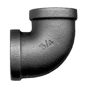 Fairview Fittings BI-100-M BI-100-M PIPE 90ELBOW ; 2 FPT BLACK IRON BI-100-M on Applied Automation