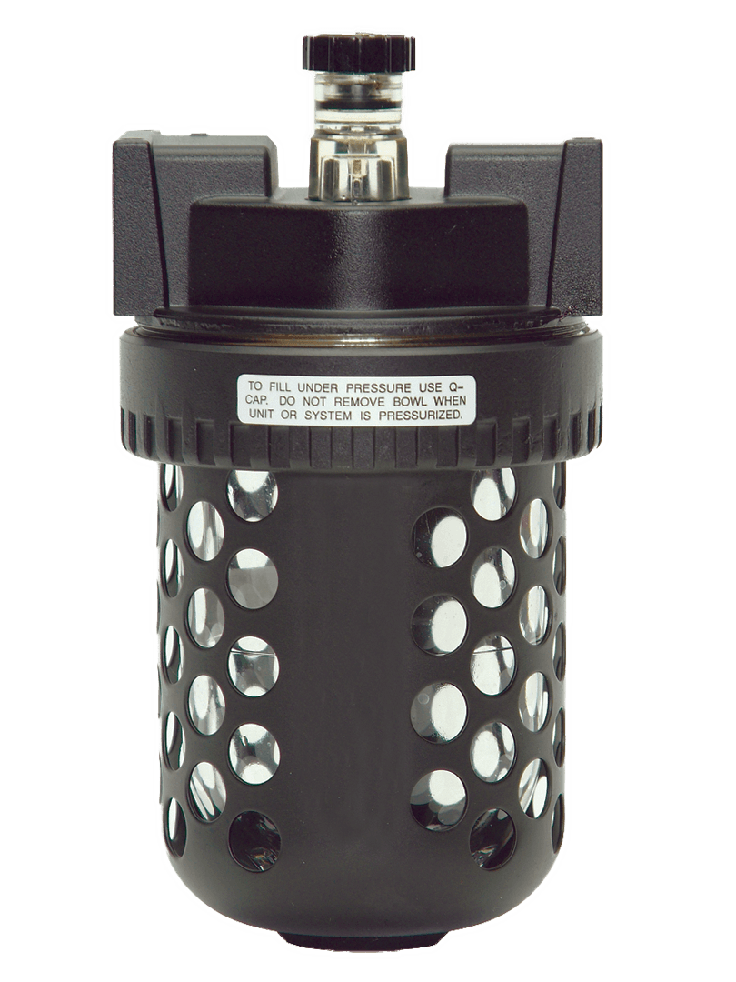 ROSS Controls 5111B2114 Lubricator Full-Size Series,Wick-Feed, 8 (236) Metal Bowl, 1/4" NPT 5111B2114 on Applied Automation