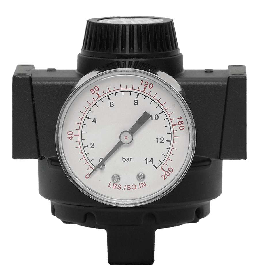 ROSS Controls 5216A3007 Remote Pilot Regulator Full-Size Series, Diaphragm, High-Relief, Remote Pilot, Standard Flow, 0-200 (0-13.8) Pressure Range, 0-200 (0-13.8) Gauge, Port 1 Threaded 3/8, Port 2 Threaded 3/8, NPT 5216A3007 on Applied Automation