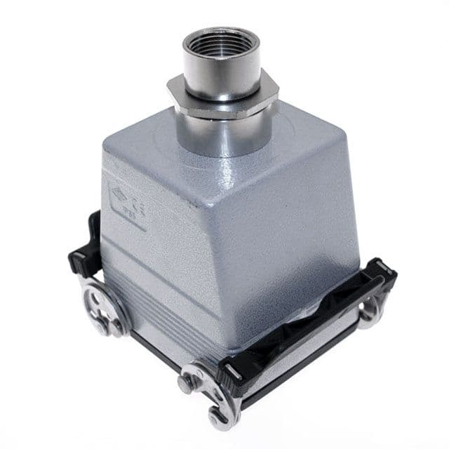 Mencom CHVT-32.5G Standard, Rectangular Hood, size 77.62, Double Latch with gasket, Top .75-NPT cable entry CHVT-32.5G on Applied Automation