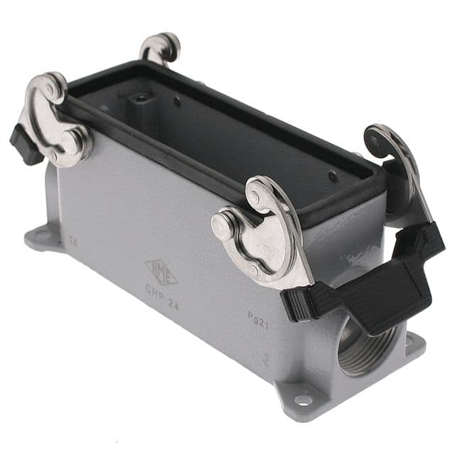 Mencom CHP-24 Standard, Rectangular Base, Double Latch, Surface mount, size 104.27, Side PG21 cable entry CHP-24 on Applied Automation