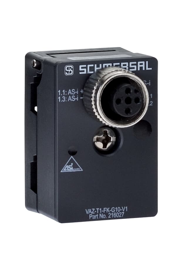 Schmersal ASSB-2P-1M12-V1 ASSB-2P-1M12-V1 Schmersal - AS interface safety at work; Installation Accessories; M12-Socket, 2-poles; 28 mm x 41 mm x 35 mm; Protection class IP67 ASSB-2P-1M12-V1 on Applied Automation