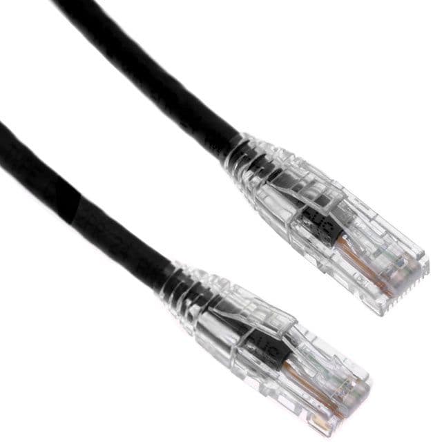 Mencom RJ45P-8MMP-1M Ethernet, Cordset, 4 Pairs, RJ45 Male / RJ45 Male Straight, 1M, 24awg, 1.5A, PUR RJ45P-8MMP-1M on Applied Automation