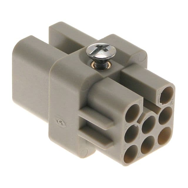 Mencom CDF-08 Standard, CD series, Female Rectangular Insert, size 21.21, 8 pin, 10 amp, Crimp CDF-08 on Applied Automation
