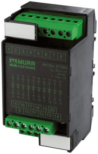 Murr Elektronik 67057 67057 Murrelektronik - MKS - D 20/1300-1 P DIODE MODULES, Mounting rail / screw-type terminal 67057 on Applied Automation