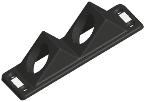 Murr Elektronik 4000-69222-0000000 4000-69222-0000000 Murrelektronik - MODLINK MPV CONTROL CABINET COUPLING, MPV Frame, Double frame, 30°-angle, size 24, IP65 4000-69222-0000000 on Applied Automation