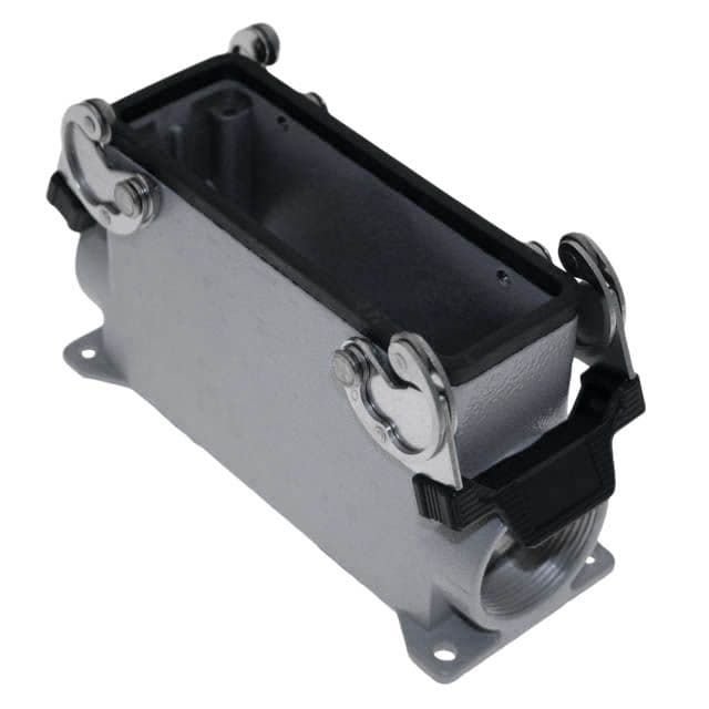 Mencom CAP-24.229 Standard, Rectangular Base, Double Latch, Surface mount, size 104.27, 2 Side PG29 cable entries, High construction CAP-24.229 on Applied Automation