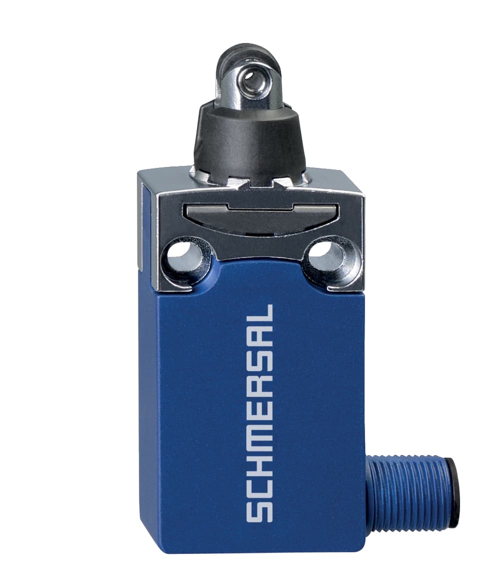 Schmersal PS116-T11-STR-R200 PS116-T11-STR-R200 Schmersal - Position switch; PS116; connector plug M12, right; Slow action 1 Normally open contact (NO) / 1 Opener (NC); Thermoplastic enclosure; Symmetric enclosure; Protection class IP66, IP67; plastic roller Ø 9,5 mm PS116-T11-STR-R200 on Applied Automation