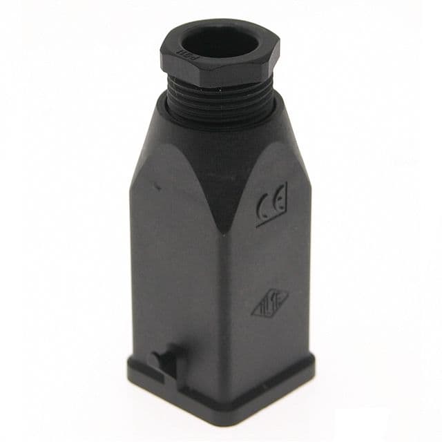 Mencom CK-03VN Plastic, Rectangular Hood, size 21.21, 2 Pegs, Top PG11 cable entry, Black CK-03VN on Applied Automation