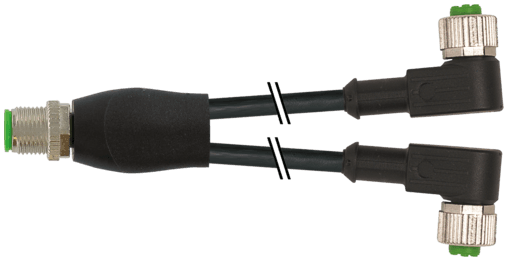 Murr Elektronik 7000-40761-6330300 7000-40761-6330300 Murrelektronik - M12 Y-DISTRIBUTOR / M12 FEMALE 90°, PUR 3X0.34 black UL/CSA, drag ch 3m 7000-40761-6330300 on Applied Automation