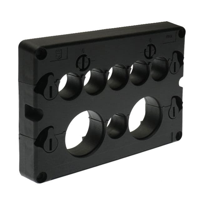 Mencom KADL-6K-2G KADL Cable Entry System Frame, 8 Entries, 6 x small grommet (3-16.5mm) and 2 x large grommets (15-32.5mm) ordered separately KADL-6K-2G on Applied Automation