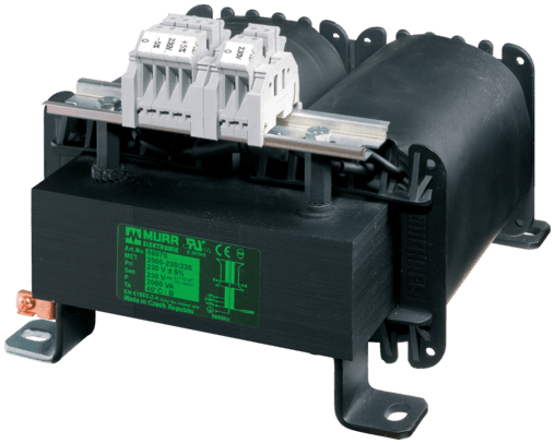 Murr Elektronik 6686130 6686130 Murrelektronik - MET 1-PHASE CONTROL AND ISOLATION TRANSFORMER, P: 5000VA IN: 230VAC+/- 5% OUT: 230VAC, with spring clamp connection 6686130 on Applied Automation
