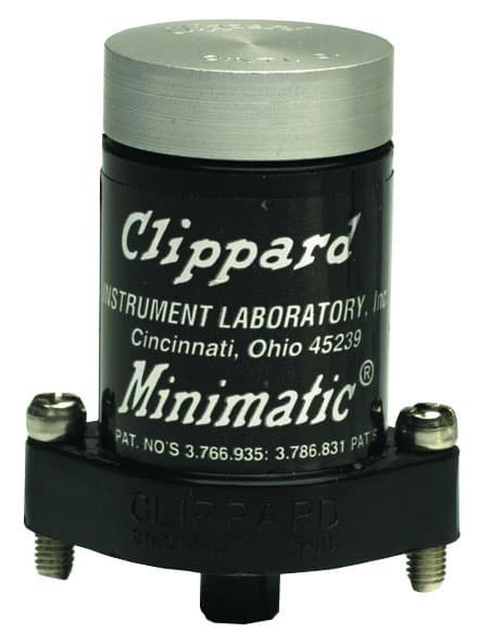 Clippard R-711 Pulse Valve, Minimum Pilot Pressure: 40 psig, R-711 is a 3-way, Normally-Open, self-piloted valve that closes shortly after being pressurized and remains closed until signal pressure is exhausted. It converts a continuous input signal into a single pulse R-711 on Applied Automation