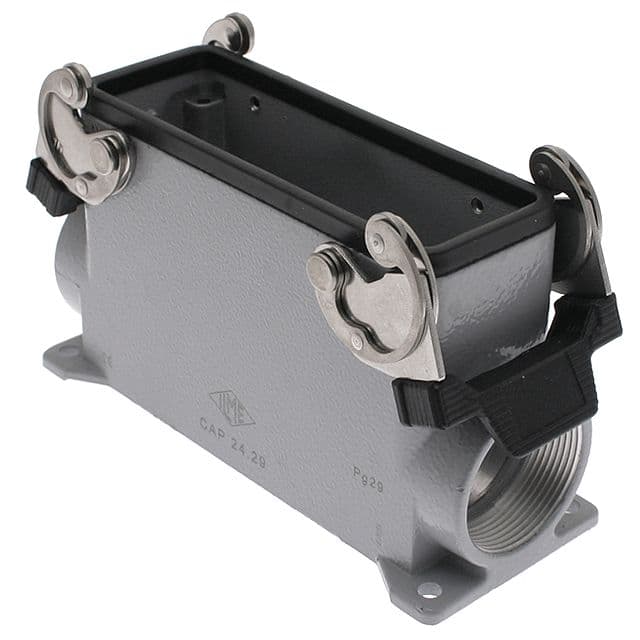 Mencom CAP-24.29 Standard, Rectangular Base, Double Latch, Surface mount, size 104.27, Side PG29 cable entry, High construction CAP-24.29 on Applied Automation