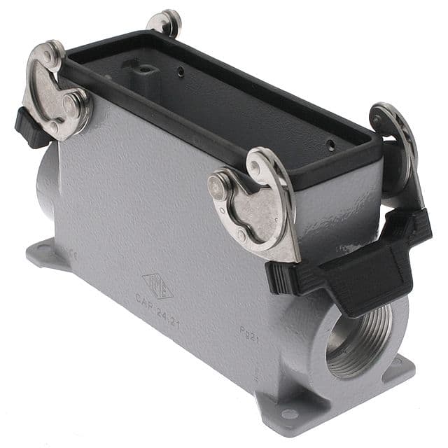 Mencom CMAP-16.21 Insulated, Rectangular Base, Double Latch, Surface mount, size 104.27, Side PG21 cable entry, IP69K CMAP-16.21 on Applied Automation