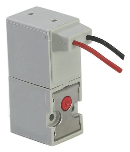 Clippard E215E-2W012 15 mm N.C. 2-Way Valve, Wire Leads, 0.043", 12 VDC E215E-2W012 on Applied Automation