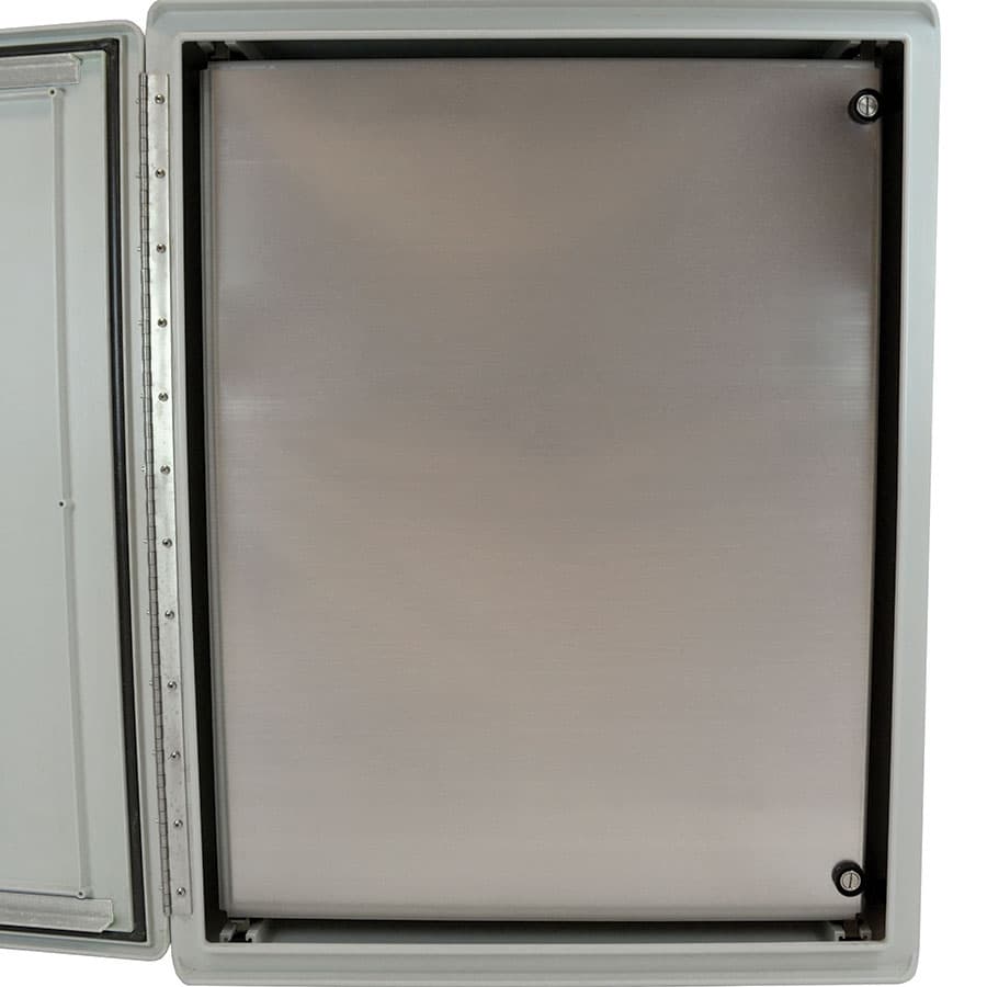 Allied Moulded Products HFP4032 Hinged front panel kit for use with 40"x32" Control Series enclosures HFP4032 on Applied Automation