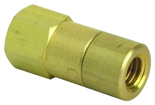 Clippard MCV-2 Check Valve, #10-32 Ports, Pressure to Open: 2.5 psig. Arrow on valve body indicates direction of flow., Not intended for pressure relief MCV-2 on Applied Automation