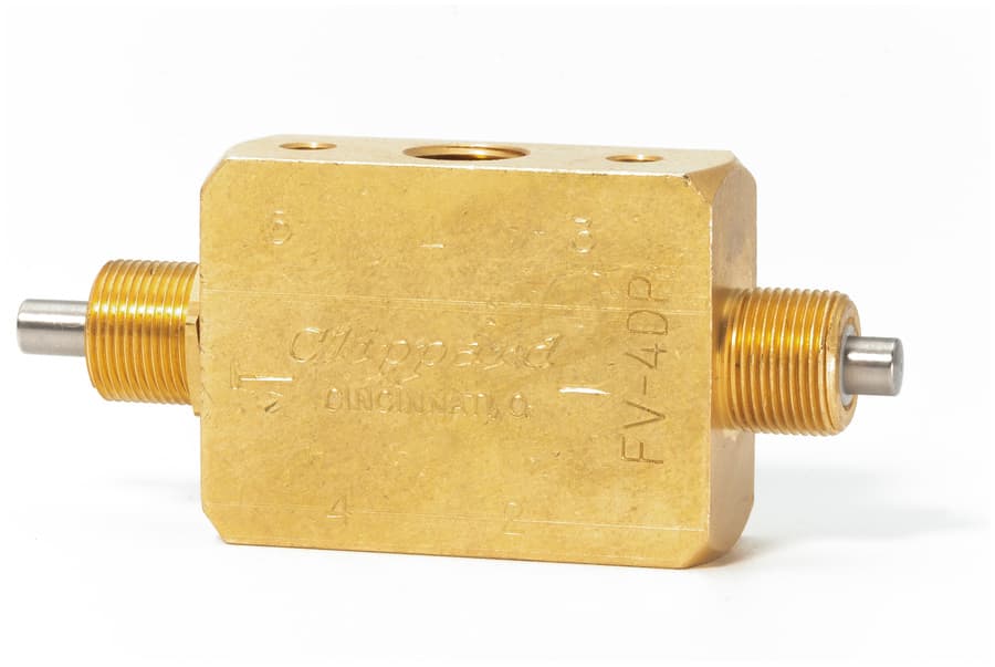 Clippard FV-4DP 4-Way Double Plunger Valve, 1/8" NPT FV-4DP on Applied Automation
