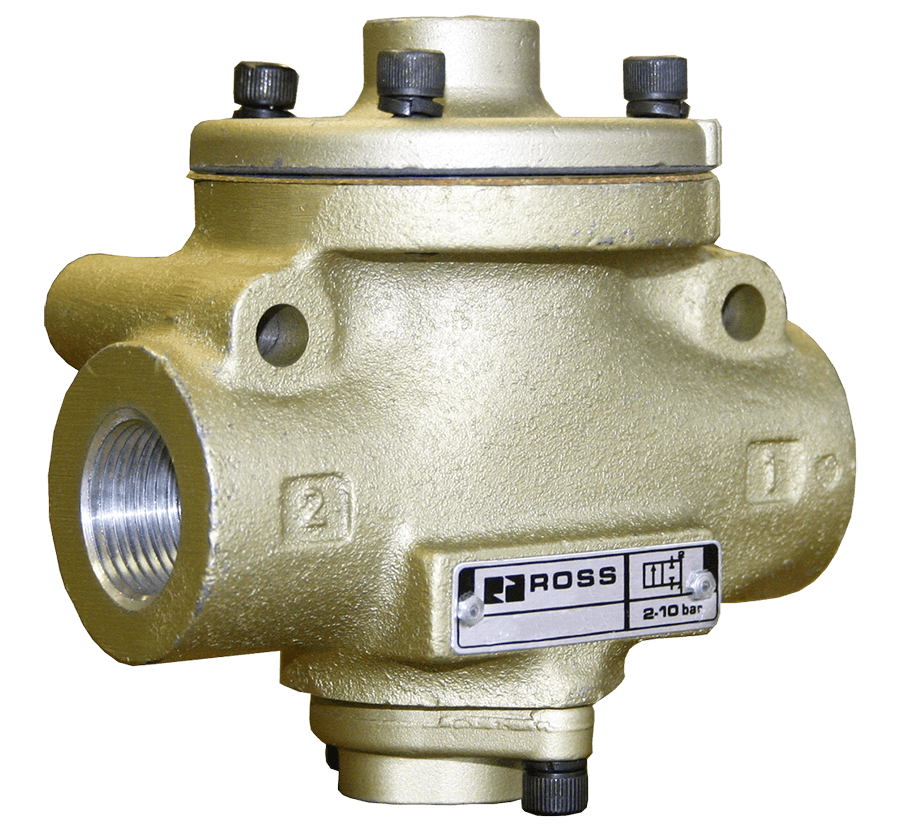ROSS Controls 2751B7901 PO Check Valve 27 Series, Pressure Controlled, Single 2/2, Inline, Without Trapped Pressure Relief, Port 1 Female 1-1/4" NPT, Port 2 Female 1-1/4" NPT 2751B7901 on Applied Automation