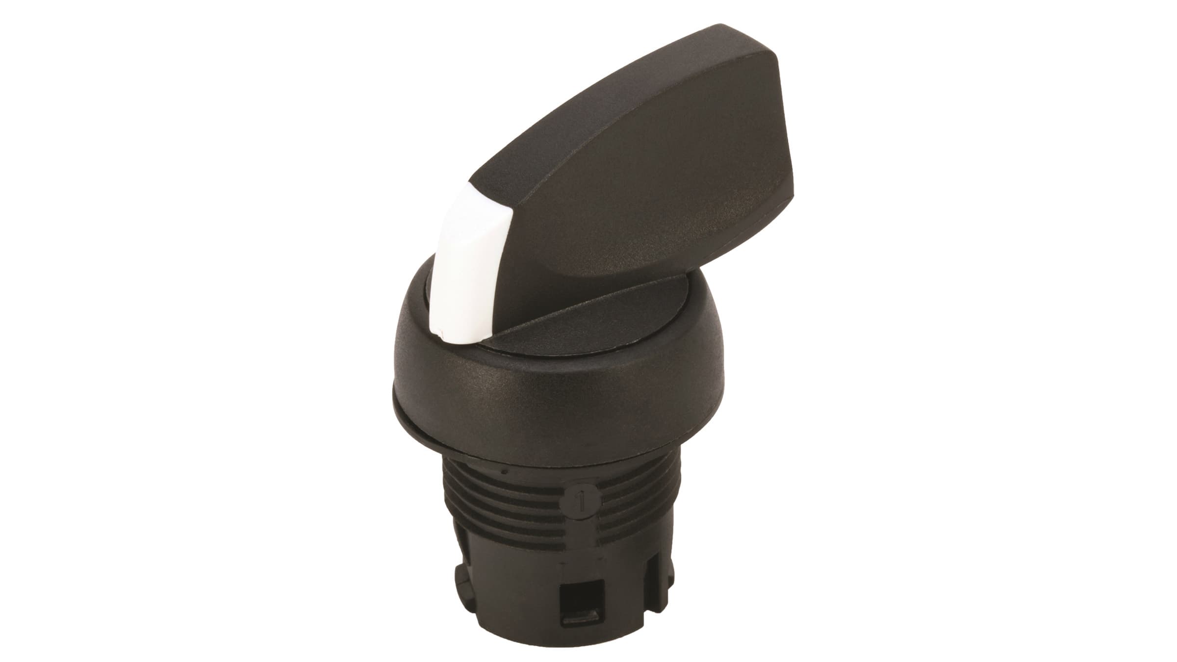 Sprecher + Schuh D7P-HM22PX11 Sprecher + Schuh D7P-HM22PX11 - D7 22mm Selector Switch, Non-Illuminated, Plastic, 2 Position Maintained Long Knob, Black w/White Insert, Plastic Latch, 1NO 1NC Standard, UL Type 4/4X/13, IP66 D7P-HM22PX11 on Applied Automation