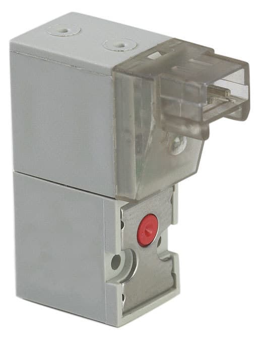 Clippard E215H-3L012 15 mm High Flow Valve, 90° Connector, 12 VDC E215H-3L012 on Applied Automation