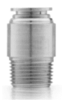 AirTAC X-S6-NPOC1/2-1/2 Hexagon socket head straight connector (NPT thread), 316 stainless steel, 1/2" inch tubing connection,1/2" NPT thread, 316 stainless steel, Viton X-S6-NPOC1/2-1/2 on Applied Automation