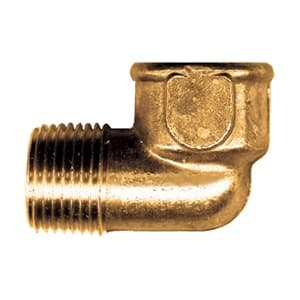 Fairview Fittings 116-C Pipe Elbow; 3/8" FPT X 3/8" NPT; 90 Deg; Forged; Street 116-C on Applied Automation