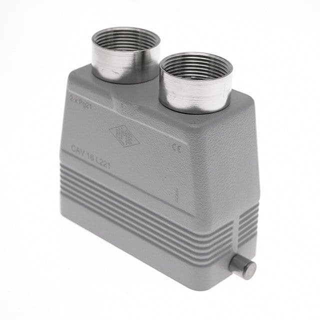 Mencom CAV-16L221 Standard, Rectangular Hood, size 77.27, 2 Pegs, 2 Top PG21 cable entries, High Construction CAV-16L221 on Applied Automation