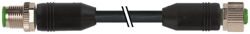 Murr Elektronik 7999-40041-6380400 7999-40041-6380400 Murrelektronik - M12 MALE 0° / M12 FEMALE 0°, PUR 5X0.75 black UL/CSA, drag ch 4m 7999-40041-6380400 on Applied Automation