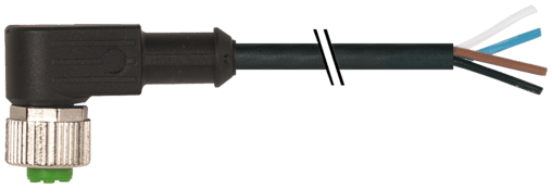 Murr Elektronik 7000-12341-6341500 7000-12341-6341500 Murrelektronik - M12 female 90° with cable, PUR 4x0.34 bk UL/CSA+drag chain 15m 7000-12341-6341500 on Applied Automation