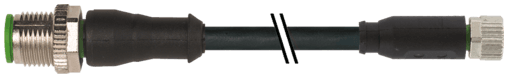 Murr Elektronik 7000-40581-6511400 7000-40581-6511400 Murrelektronik - M12 male 0° / M8 female 0°, PUR 4x0.25 bk UL/CSA+robot+drag chain 14m 7000-40581-6511400 on Applied Automation