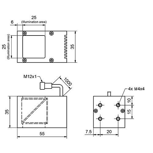 SensoPart 532-51043 532-51043 SENSOPART - Coaxial lighting, 25 mm, red, LK 25 R-24-KFL5 532-51043 on Applied Automation