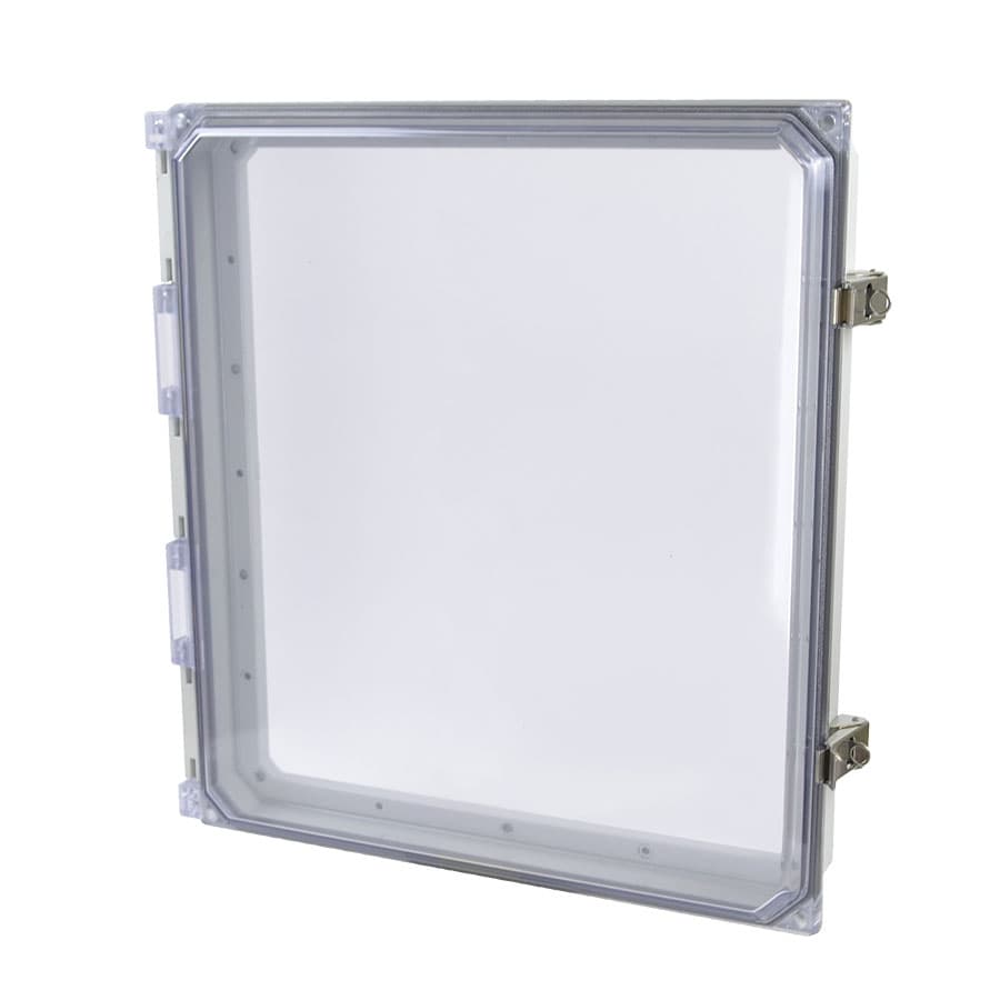 Allied Moulded Products AMHMI164CCL 16"x14" HMI Cover Kit with hinged clear cover and stainless-steel snap latch AMHMI164CCL on Applied Automation