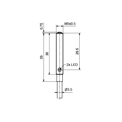 SensoPart 719-21003 719-21003 SENSOPART - Photoelectric diffuse sensor, FT 05 R-PSL-K3 719-21003 on Applied Automation