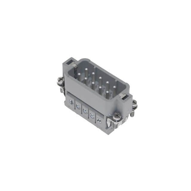 Mencom CDAM-10RY High-Temp, CDA series, Male Rectangular Insert, size 49.16, 10 pin, 16 amp, Screw CDAM-10RY on Applied Automation