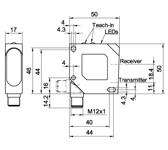SensoPart 574-41019 574-41019 SENSOPART - Distance sensor with RS485 interface, FT 50-RLA-70-S1L8 574-41019 on Applied Automation