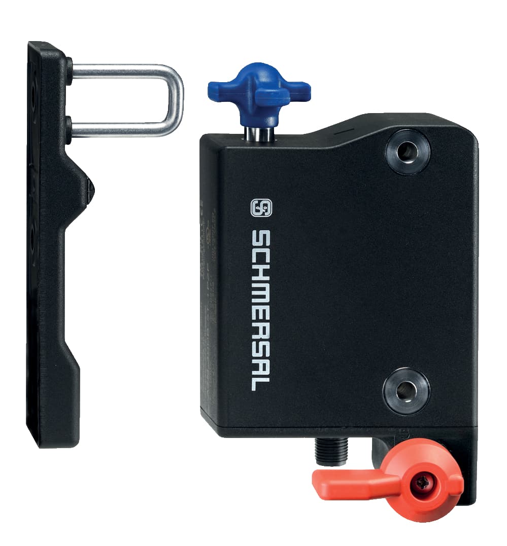 Schmersal AZM300Z-I2-ST-1P2P-N AZM300Z-I2-ST-1P2P-N Schmersal - Solenoid interlocks; Repeated individual coding with RFID technology; Coding level "High" according to ISO 14119; Connector M12, 8-pole; Power to unlock; Guard locking monitored; Diagnostic output; Emergency release; Hygienic design; Protection class IP 6 AZM300Z-I2-ST-1P2P-N on Applied Automation