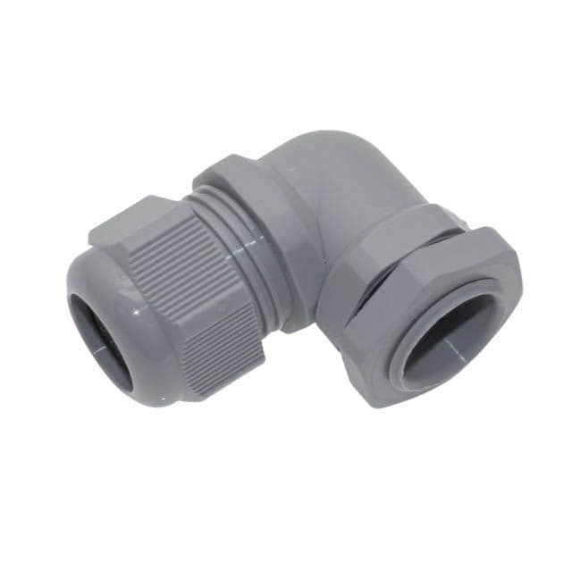 Mencom PCGA-11R PG11, Plastic Right Angle Cable Glands, Gray, 0.273 - 0.468, Reduced Cable Range PCGA-11R on Applied Automation