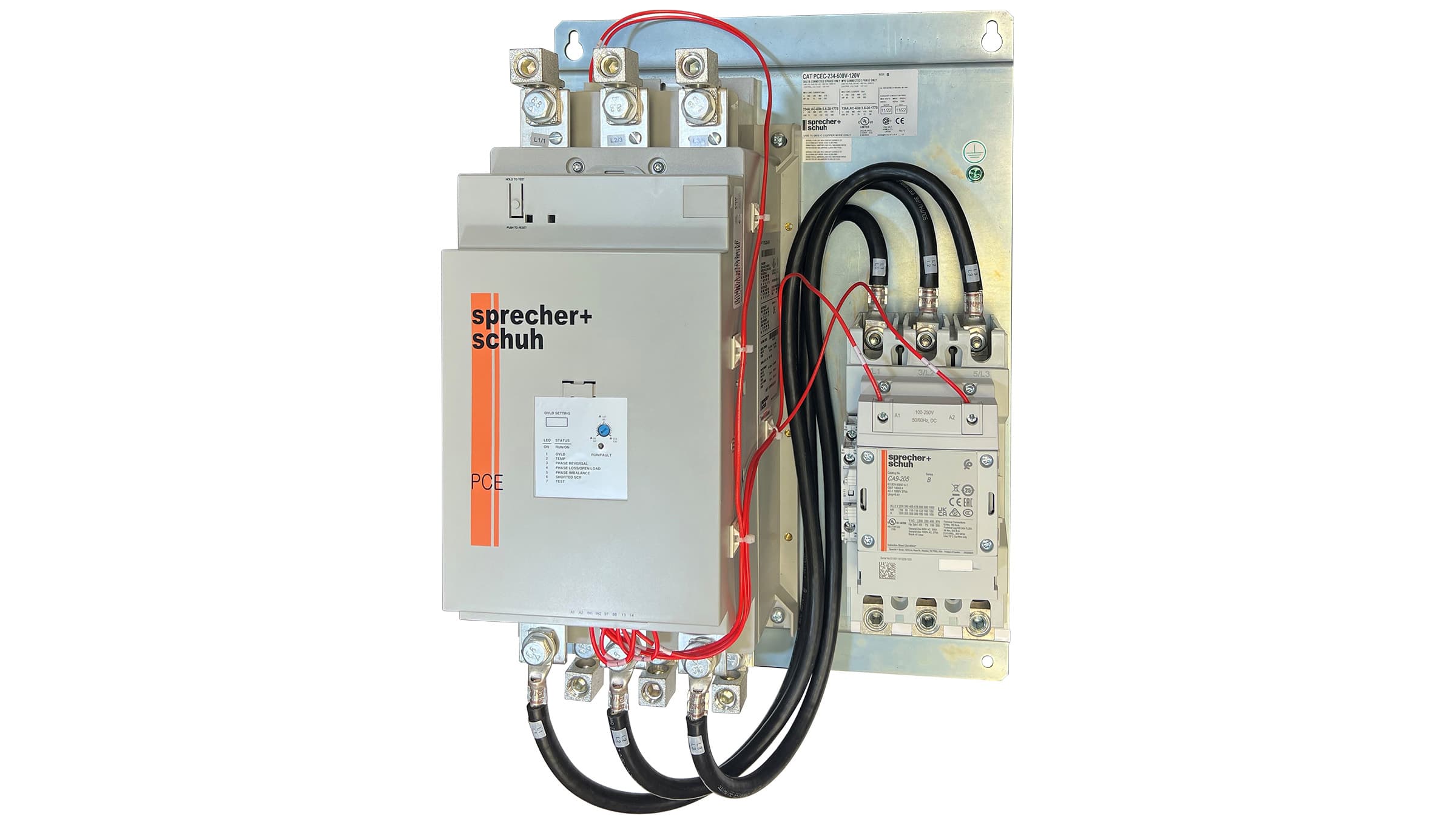 Sprecher + Schuh PCEC-104-600V-120V Sprecher + Schuh PCEC-104-600V-120V - PCEC Hydraulic-Elevator Softstarter, 104A, 120V AC 50/60Hz Control Voltage, 15 HP 200V / 20 HP 230V / 40 HP 460V / 50 HP 575V, Open Type PCEC-104-600V-120V on Applied Automation